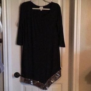 Cute Sequin Bottom Dress